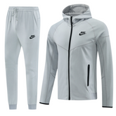 Nike Tech Fleece Grey Cold Set Coat and Pants
