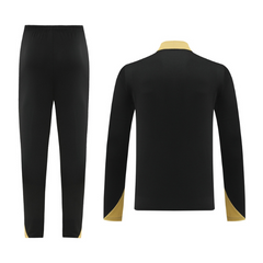 Nike Trainingsanzug-Jacke + Hose Schwarz und Gelb - VENI Futebol
