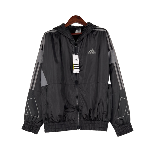 Corta-vento Adidas preto I - VENI Futebol