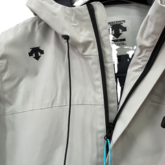 Descente Grey Windbreaker Jacket