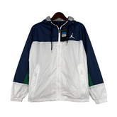Corta Vento Jordan Branco e Azul - VENI Futebol