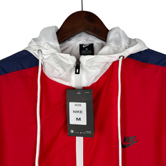 Coupe-vent Nike rouge et blanc - VENI Futebol