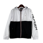 Coupe-vent Tommy Hilfiger blanc et noir - VENI Futebol