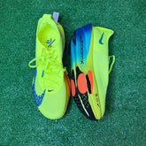 Nike Air Zoom Alphafly Next% Green and Blue Running Shoes Size 40.5 Eur