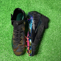 Nike Air Zoom Mercurial Superfly 10 Elite Black Firm Ground FG Football Boot Size 41 Eur