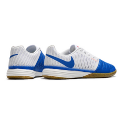 Nike Lunar Gato II IC White and Blue Indoor IC Football Boot