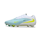 Nike Phantom 6 Elite White, Light Blue and Yellow Firm Ground FG Football Boot
