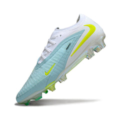 Nike Phantom 6 Elite White, Light Blue and Yellow Firm Ground FG Football Boot