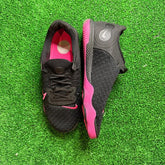 Nike Reactgato Black and Pink Indoor IC Football Boot Size 42 Eur
