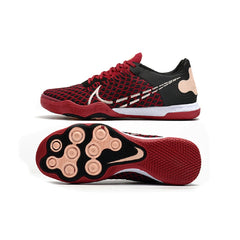 Nike Reactgato Red and Black Indoor IC Football Boot