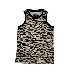 Jordan Yellow and Black Striped Tank Top