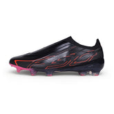 Adidas F50 Hyperfast Laceless Elite Black and Red Firm Ground FG Football Boot