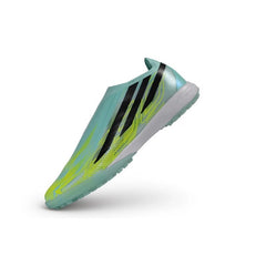 Adidas F50 Hyperfast Laceless Elite Green Final Rush Pack Turf TF Football Boot