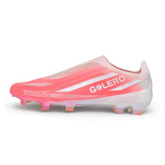 Adidas F50 Hyperfast Laceless Elite Light Red Golero Pack Firm Ground FG Football Boot