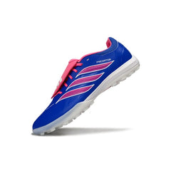 Adidas Predator 26 League Tongue Blue and Pink Turf TF Football Boot
