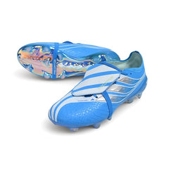 Adidas Predator 27 Elite Tongue Light Blue and White Firm Ground FG Football Boot