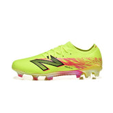 New Balance Furon Team V8 Yellow and Pink Firm Ground FG Football Boot
