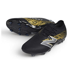 New Balance Furon Team V9 Black and Golden Firm Ground FG Football Boot
