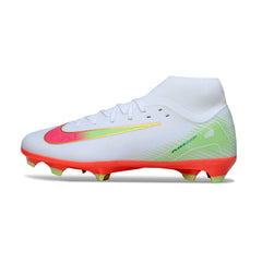 Nike Air Zoom Mercurial Superfly 10 Academy White, Orange and Pink Firm Ground FG Football Boot