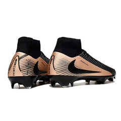 Nike Air Zoom Mercurial Superfly 10 Elite Black and Bronze Firm Ground FG Football Boot