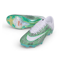 Nike Air Zoom Mercurial Superfly 11 Elite White and Green Firm Ground FG Football Boot