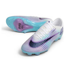 Nike Air Zoom Mercurial Superfly 11 Elite White, Purple and Blue Firm Ground FG Football Boot