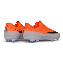 Nike Air Zoom Mercurial Vapor 17 Academy White and Orange Firm Ground FG Football Boot