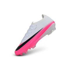 Nike Air Zoom Mercurial Vapor 17 Elite White and Pink Firm Ground FG Football Boot