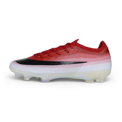 Nike Air Zoom Mercurial Vapor 17 Elite White and Red Firm Ground FG Football Boot