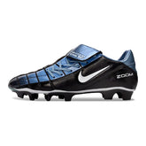 Nike Air Zoom Total 90 III Black and Blue Firm Ground FG Football Boot