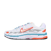Nike P-6000 White and Silver Running Shoes