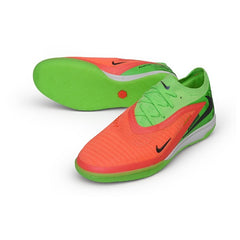 Nike Phantom 6 Elite Green and Red Indoor IC Football Boot