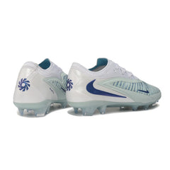 Nike Phantom 6 Elite White and Light Blue Firm Ground FG Football Boot