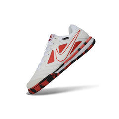 Nike SB Gato X Supreme White and Red Indoor IC Football Boot