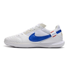 Nike Streetgato White and Blue Indoor IC Football Boot