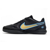 Nike Tiempo Legend 9 Elite Black Yellow and Blue Indoor IC Football Boot