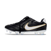 Nike Tiempo Ligera Pro Black and White Firm Ground FG Football Boot