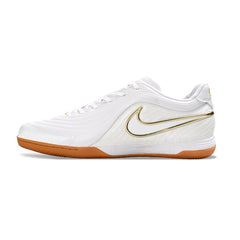 Nike Tiempo Reactgato White and Orange Indoor IC Football Boot