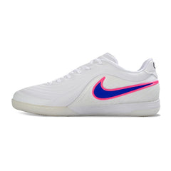 Nike Tiempo Reactgato White, Blue and Pink Indoor IC Football Boot