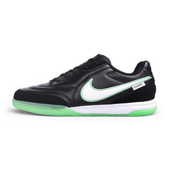 Nike Tiempo Streetgato Black and Green Indoor IC Football Boot