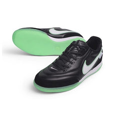 Nike Tiempo Streetgato Black and Green Indoor IC Football Boot
