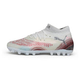 Puma Future 8 Elite White and Red Multi Ground MG Football Boot