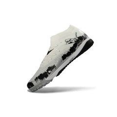 Puma Future 8 White and Black Turf TF Football Boot