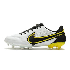 Crampons Nike Tiempo 9 Legend FG jaunes et noirs - VN Esportes
