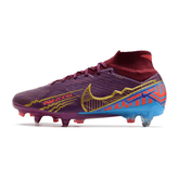 Nike Zoom Mercurial Superfly 9 Elite SG Fußballschuhe mit Aluminiumnocken, lila, Mbappé - VN Esportes