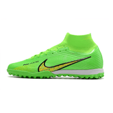 Chuteira de futebol society Nike Zoom Mercurial Superfly 9 Elite TF verde e amarela - VN Esportes