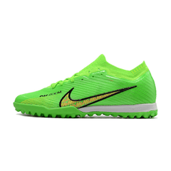 Chaussures de football turf Nike Zoom Mercurial Vapor 15 Elite TF vertes et jaunes - VN Esportes