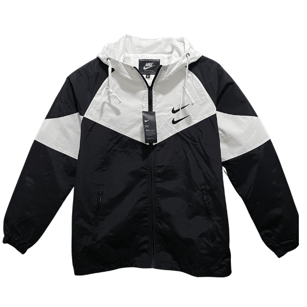 corta-vento Nike preto e branco - VN Esportes