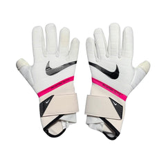 Luva Nike Phantom Elite Branco e Rosa - VN Esportes