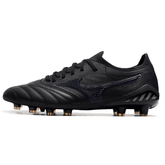 Chuteira Mizuno Morelia Neo III FG Preta e Azul-marinho - VN Esportes